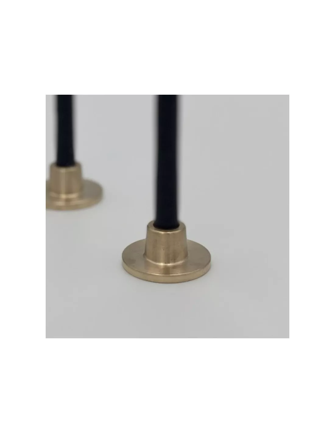 2 Bougeoirs Laiton Pour Bougies Fines 4 2 Bougeoirs Laiton Pour Bougies Fines – Image 4