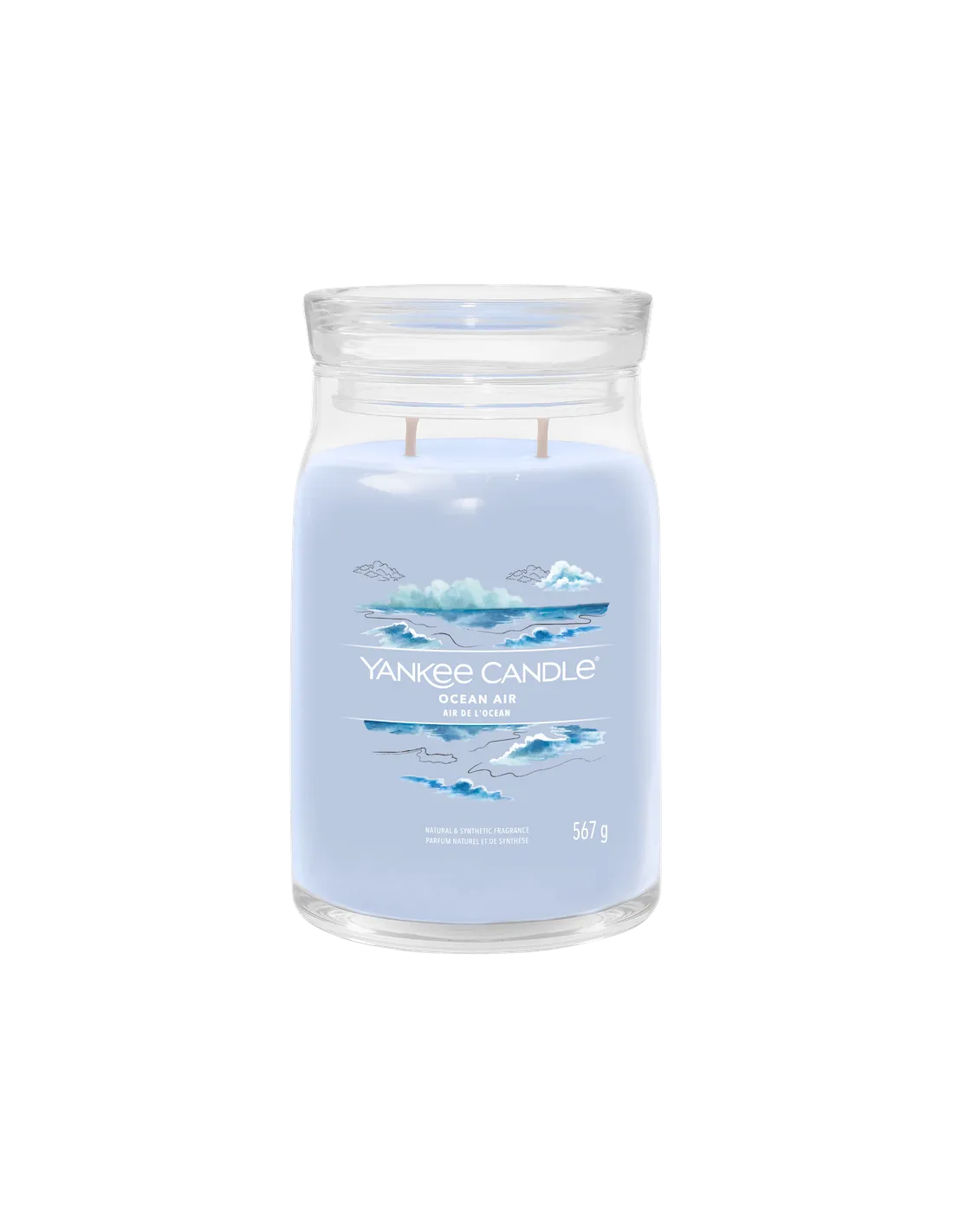 Yankee Candle Air D'océan - Grande Jarre 2 Mèches 2 Yankee Candle Air D'océan - Grande Jarre 2 Mèches – Image 2