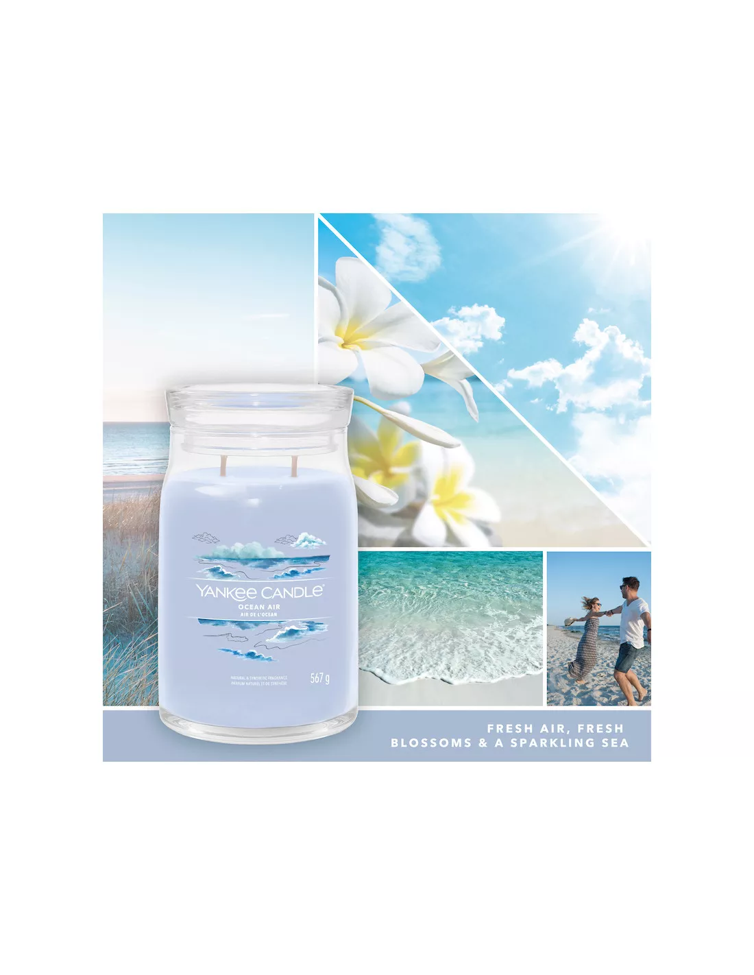 Yankee Candle Air D'océan - Grande Jarre 2 Mèches 3 Yankee Candle Air D'océan - Grande Jarre 2 Mèches – Image 3