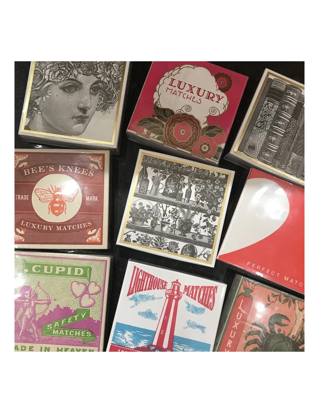 Boîte d'Allumettes Archivist Gallery 'The Cheetah' - Design Jungle Vintage et Têtes Blanches 2 Boîte d'Allumettes Archivist Gallery 'The Cheetah' - Design Jungle Vintage et Têtes Blanches – Image 2