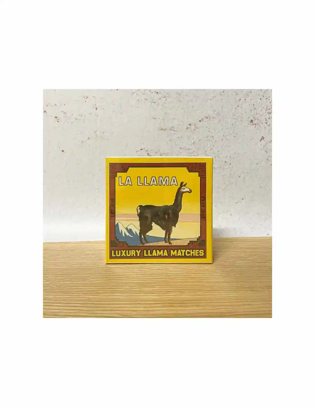 Boîte d'Allumettes La Llama The Archivist – Design Exotique avec Têtes Bleues (125 Allumettes) 2 Boîte d'Allumettes La Llama The Archivist – Design Exotique avec Têtes Bleues (125 Allumettes) – Image 2