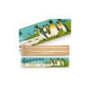 The Archivist 'The Penguins' Long Matchsticks – Yellow Decorative Box with White Tipped Matches