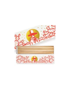 Allumettes Longues XL Cactus Cowboy Jaune – Boîte Décorative The Archivist