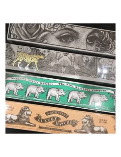 Boîte d'Allumettes Longues The Archivist Wide Eyes - Design Guépard Jungle 29cm -Jolie Bougies Soldes allumettes longues wide eyes the archivist 2