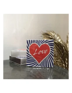 Boîte d'Allumettes Géante 'Love' The Archivist – Têtes Bleu Marine Design Original -Jolie Bougies Soldes allumettes love the archivist 3