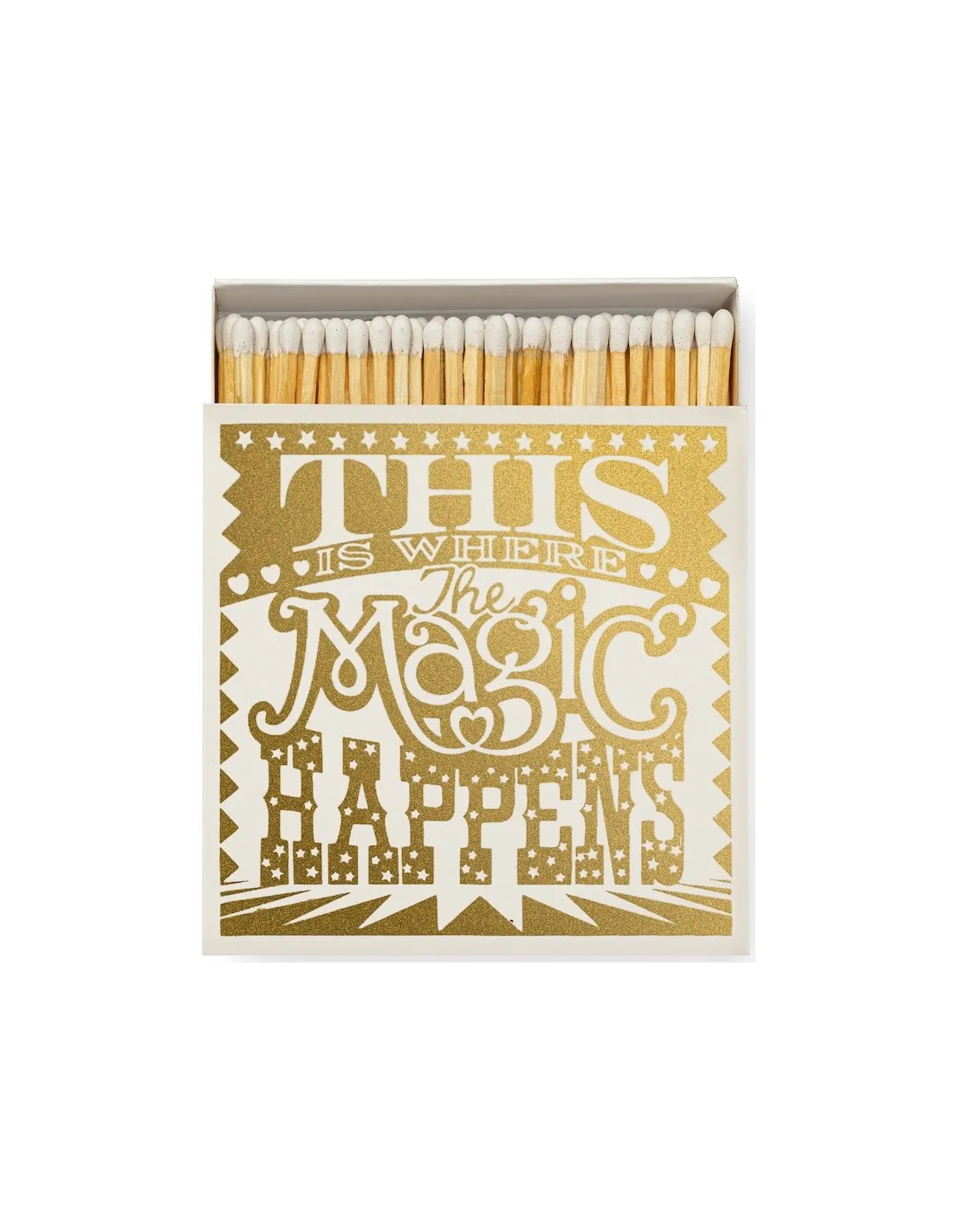 The Archivist Allumettes Magic – Grande Boîte de Luxe Sérigraphiée Or - Design Artistique 1 The Archivist Allumettes Magic – Grande Boîte de Luxe Sérigraphiée Or - Design Artistique