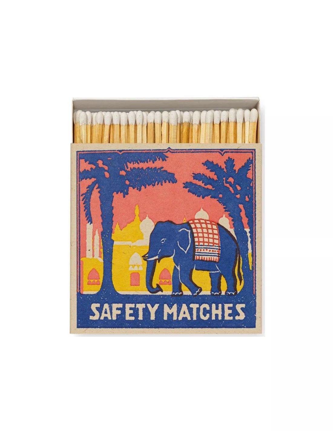 The Archivist Allumettes Pink Elephant – Boîte de 125 Grandes Allumettes à Têtes Bleues (Format 11x11cm) 1 The Archivist Allumettes Pink Elephant – Boîte de 125 Grandes Allumettes à Têtes Bleues (Format 11x11cm)