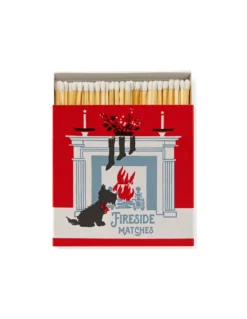 Allumettes Scotty Dog Fireside – Boîte d'Allumettes Carrée Design Jill Dunn par The Archivist