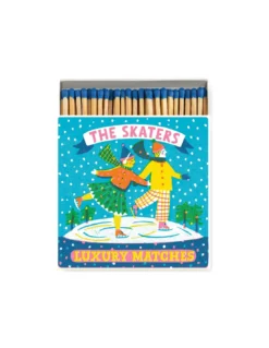 The Archivist "The Skaters" by The Printed Peanut – Large Luxury Square Matchbox