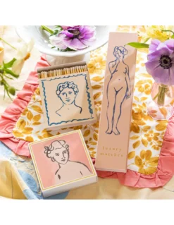 Boîte d'Allumettes Géantes Wanderlust Paper Co. - The Archivist (125 Allumettes) -Jolie Bougies Soldes allumettes wanderlust paper co the archivist 3