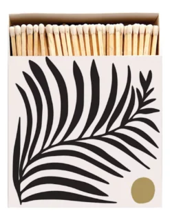 The Archivist White Fern Luxury Matchbox - Daren Thomas Magee Artist Series (150 Matches)