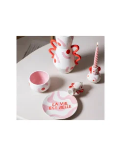 Assiette à Dessert - Oh La La -Jolie Bougies Soldes assiette a dessert oh la la 1 4