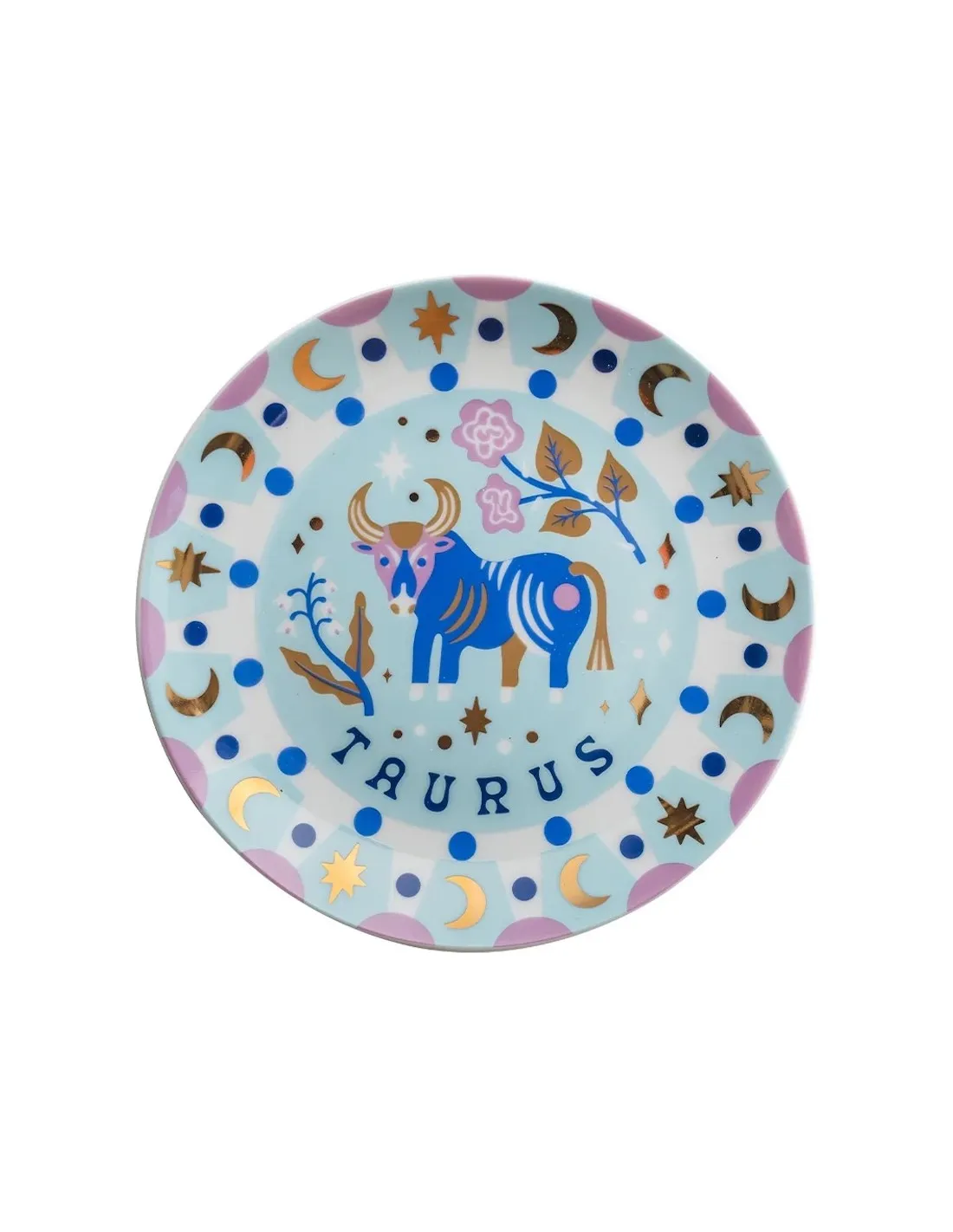 Bitossi Home Collection Astrale - Assiette Taureau en Porcelaine 16 cm - Design Zodiaque Artistique 1 Bitossi Home Collection Astrale - Assiette Taureau en Porcelaine 16 cm - Design Zodiaque Artistique