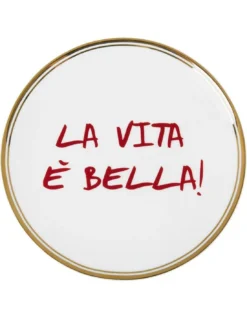 Assiette Déco Bitossi - La Vita E Bella 17 Cm
