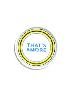 Bitossi Home Assiette Pizza 32cm Jaune et Rouge – That Is Amore Design Italien