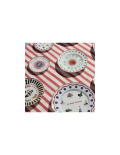 Bitossi Home Blanche et Or - Sirenetta 'La Belle Vie' Assiette en Porcelaine 20,5cm 5 Bitossi Home Blanche et Or - Sirenetta 'La Belle Vie' Assiette en Porcelaine 20,5cm -Jolie Bougies Soldes assiette sirenetta 205cm 2