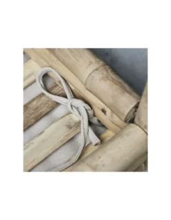 Banc Bambou Avec Coussin - House Doctor -Jolie Bougies Soldes banc bambou avec coussin house doctor 3