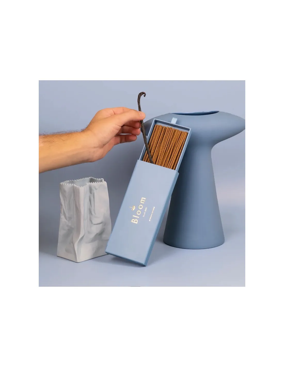 Bloom Blue Bird - 40 Bâtons D'encens Copal, Tonka Et Vanille 2 Bloom Blue Bird - 40 Bâtons D'encens Copal, Tonka Et Vanille – Image 2