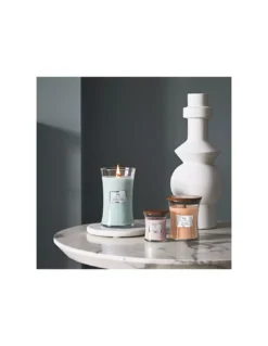 WoodWick Bois De Sauge Et Posidonie - 85 Gr -Jolie Bougies Soldes bois de sauge et posidonie 85 gr 3