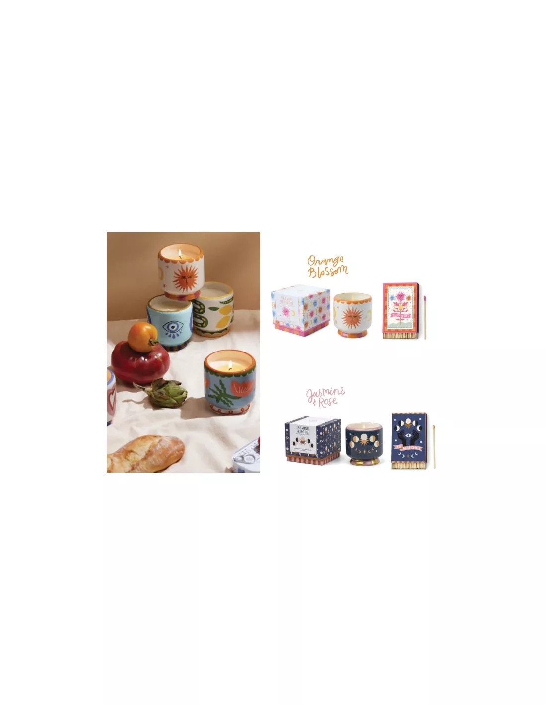 Paddywax Adopo Flower Orange Matchbox - 75 Count Designer Safety Matches 2 Paddywax Adopo Flower Orange Matchbox - 75 Count Designer Safety Matches – Image 2