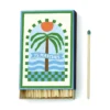 Boîte d'Allumettes Paddywax Adopo Palm Tree Vert Foncé – 75 Allumettes Longues de Sécurité