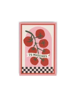 Paddywax Adopo Tomate – Boîte de 75 Grandes Allumettes Décoratives