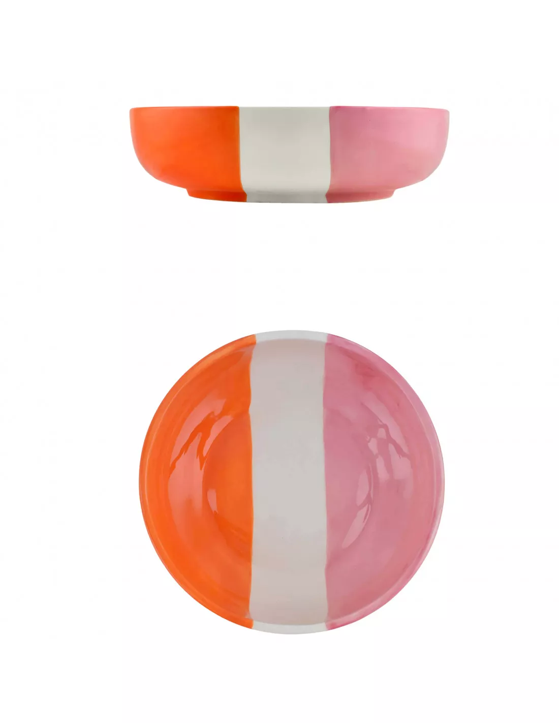 Que Rico Bol Angel Trio Tropical - Coupe en Céramique Peinte à la Main Blanc Rose et Rouge 1 Que Rico Bol Angel Trio Tropical - Coupe en Céramique Peinte à la Main Blanc Rose et Rouge