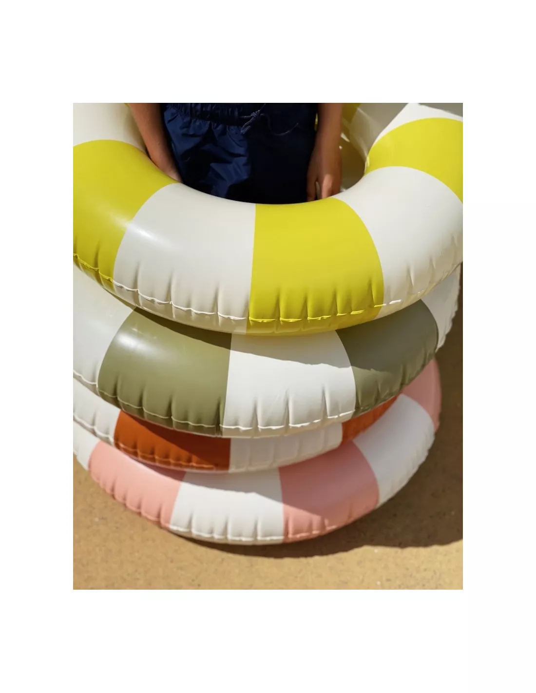 Bouée Peach Daisy - Petites Pommes 45-60-90-120cm 3 Bouée Peach Daisy - Petites Pommes 45-60-90-120cm – Image 3