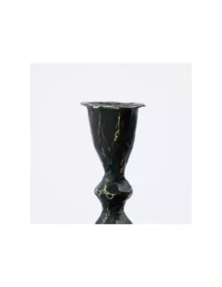 House Doctor Mero Black Metal Candle Holder 12cm – Minimalist Scandinavian Taper Holder -Jolie Bougies Soldes bougeoir 12 cm mero metal noir house doctor 2