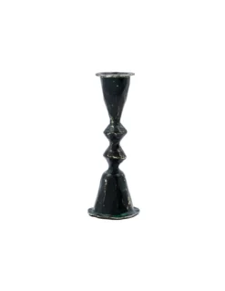 Bougeoir 14 Cm Mero Metal Noir - House Doctor