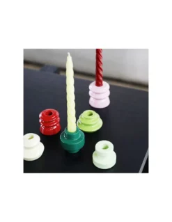 & Klevering Bougeoir Bundle - Vert Clair Klevering -Jolie Bougies Soldes bougeoir bundle vert clair klevering 3
