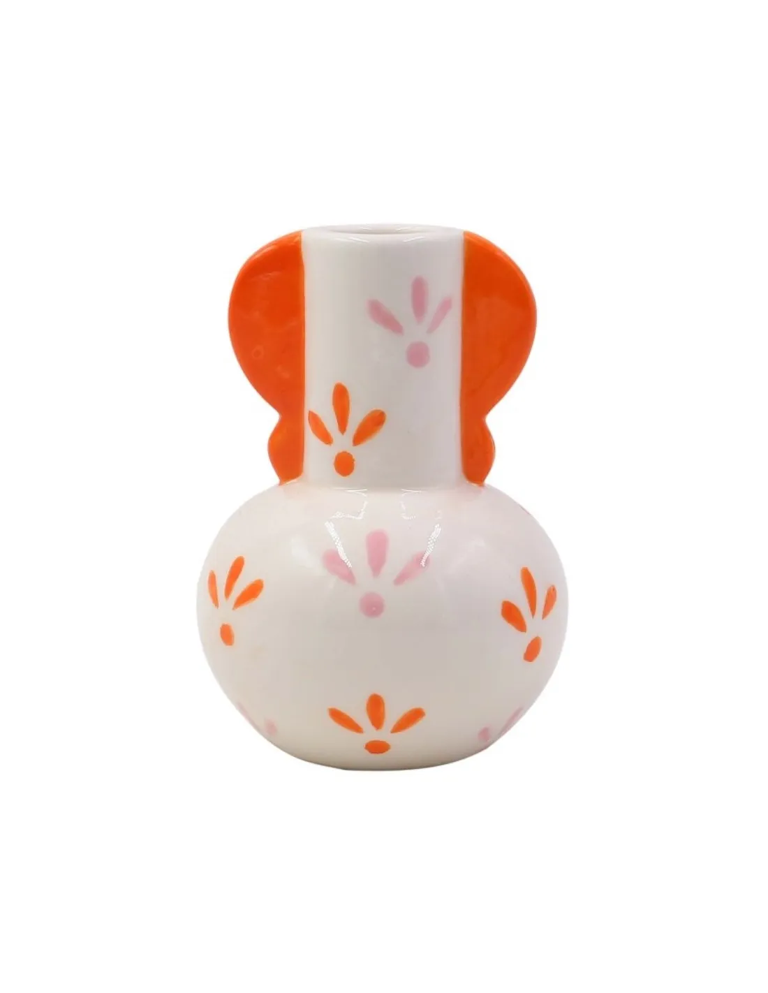 Bougeoir Céramique Emilia - Funky Flower 1 Bougeoir Céramique Emilia - Funky Flower