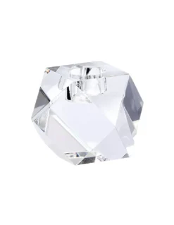 Bougeoir Diamant en Verre Hübsch – Support pour Cierges au Design Scandinave