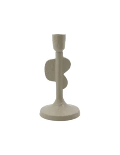 Bougeoir Donna Beige House Doctor 20cm - Chandelier Design Scandinave Texturé