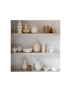 Bougeoir en Céramique Kea – Design Minimaliste Sculptural avec Anse par Andrea House -Jolie Bougies Soldes bougeoir en ceramique kea andrea house 2