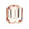 My Jolie Candle Bougeoir Facette Rose – Support Géométrique Moderne en Verre