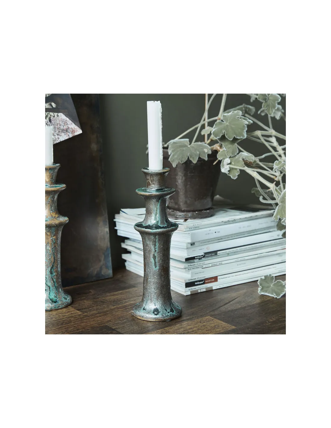 House Doctor HDRaag Bougeoir Vert – Candélabre Design Scandinave 16cm 3 House Doctor HDRaag Bougeoir Vert – Candélabre Design Scandinave 16cm – Image 3