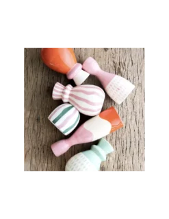 Que Rico Bougeoir Nina Rose et Orange - Chandelier Design en Dolomite Peinte à la Main -Jolie Bougies Soldes bougeoir nina sweet suave 3