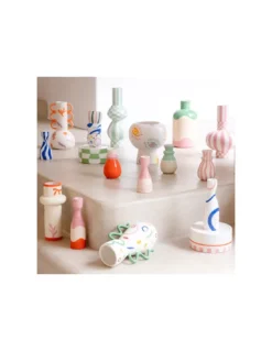 Que Rico Bougeoir Nina Rose et Orange - Chandelier Design en Dolomite Peinte à la Main -Jolie Bougies Soldes bougeoir nina sweet suave 4