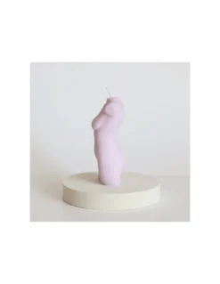 Bougie Buste Femme Jules Orange – Sculpture Artisanale en Cire de Colza -Jolie Bougies Soldes bougie buste femme jules orange 2