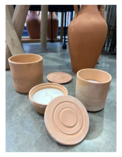 Bougie Citronnelle 300g TERRA COTTA -Jolie Bougies Soldes bougie citronnelle 300g terra cotta 3