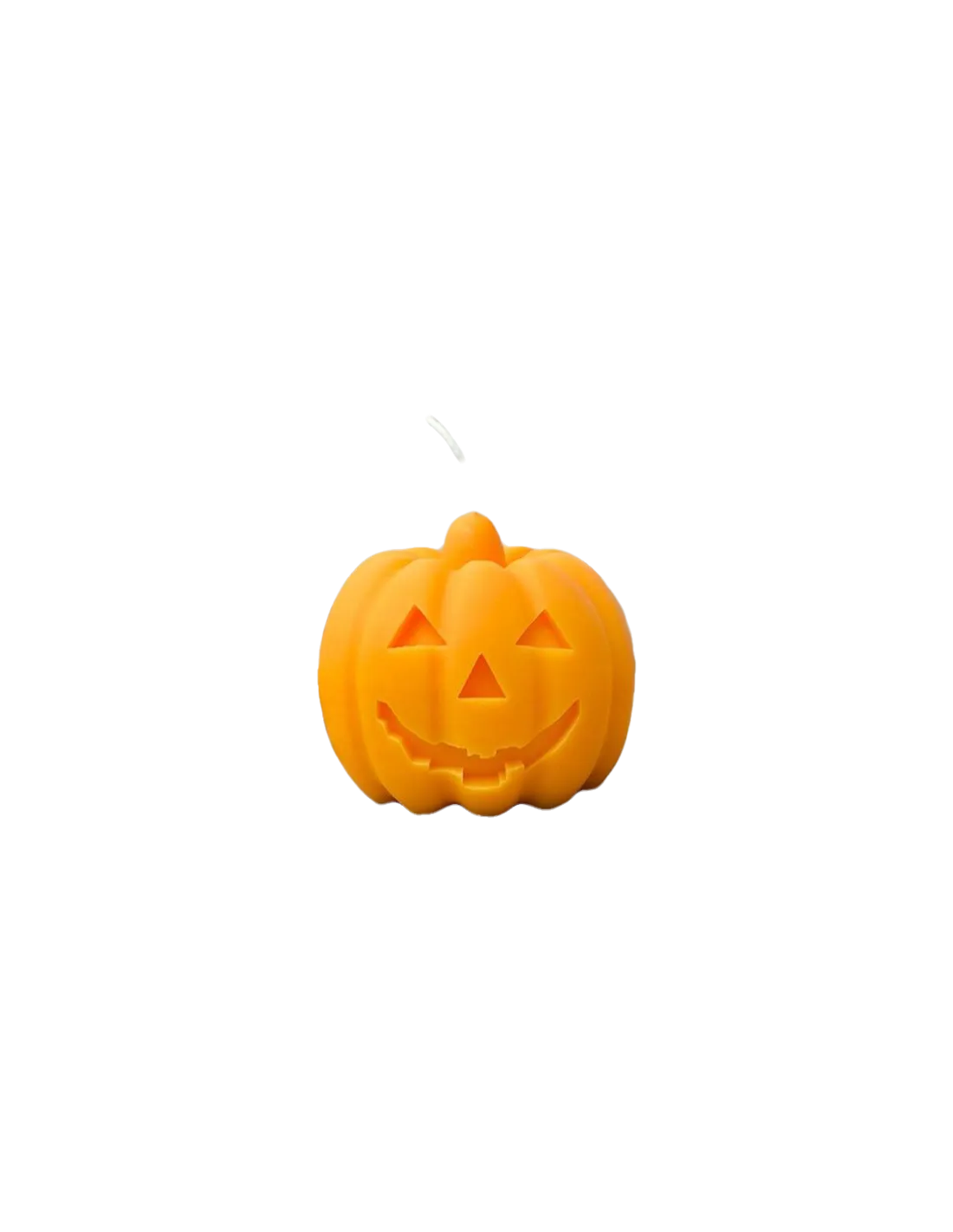 Bougie Citrouille Orange Halloween 1 Bougie Citrouille Orange Halloween