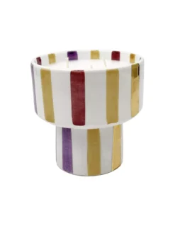 Bougie Coupe à Fruits - Ourika Lilas/Aubergine - Figuier