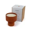 Bougie Coupe Fruit Terracotta M - Ambre