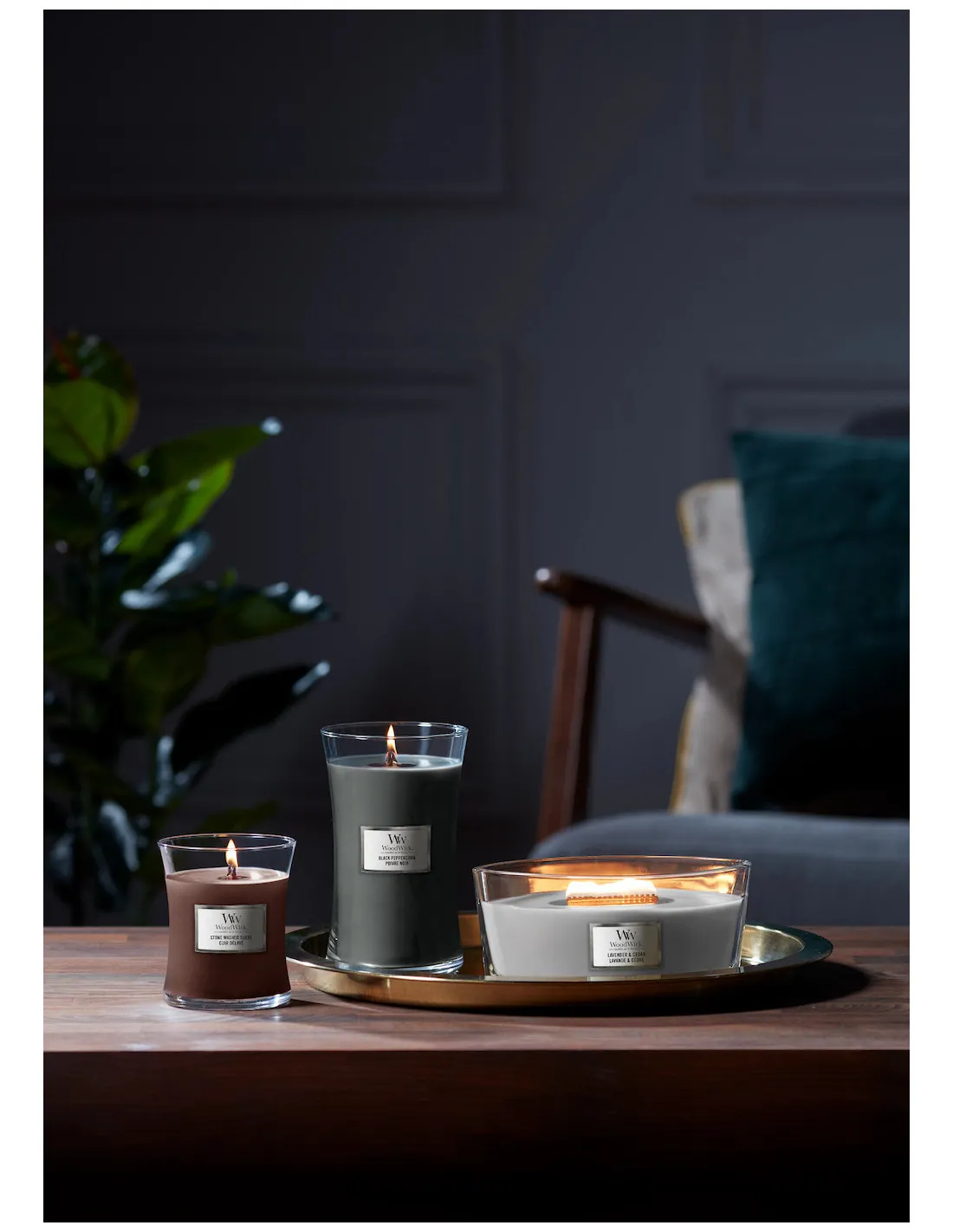 WoodWick Bougie Cuir Délavé - 85 Gr 2 WoodWick Bougie Cuir Délavé - 85 Gr – Image 2