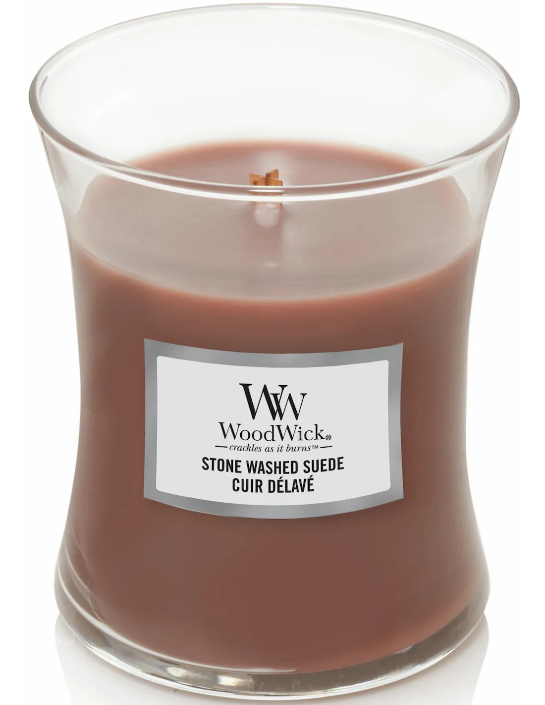 WoodWick Bougie Cuir Délavé - 85 Gr 3 WoodWick Bougie Cuir Délavé - 85 Gr – Image 3
