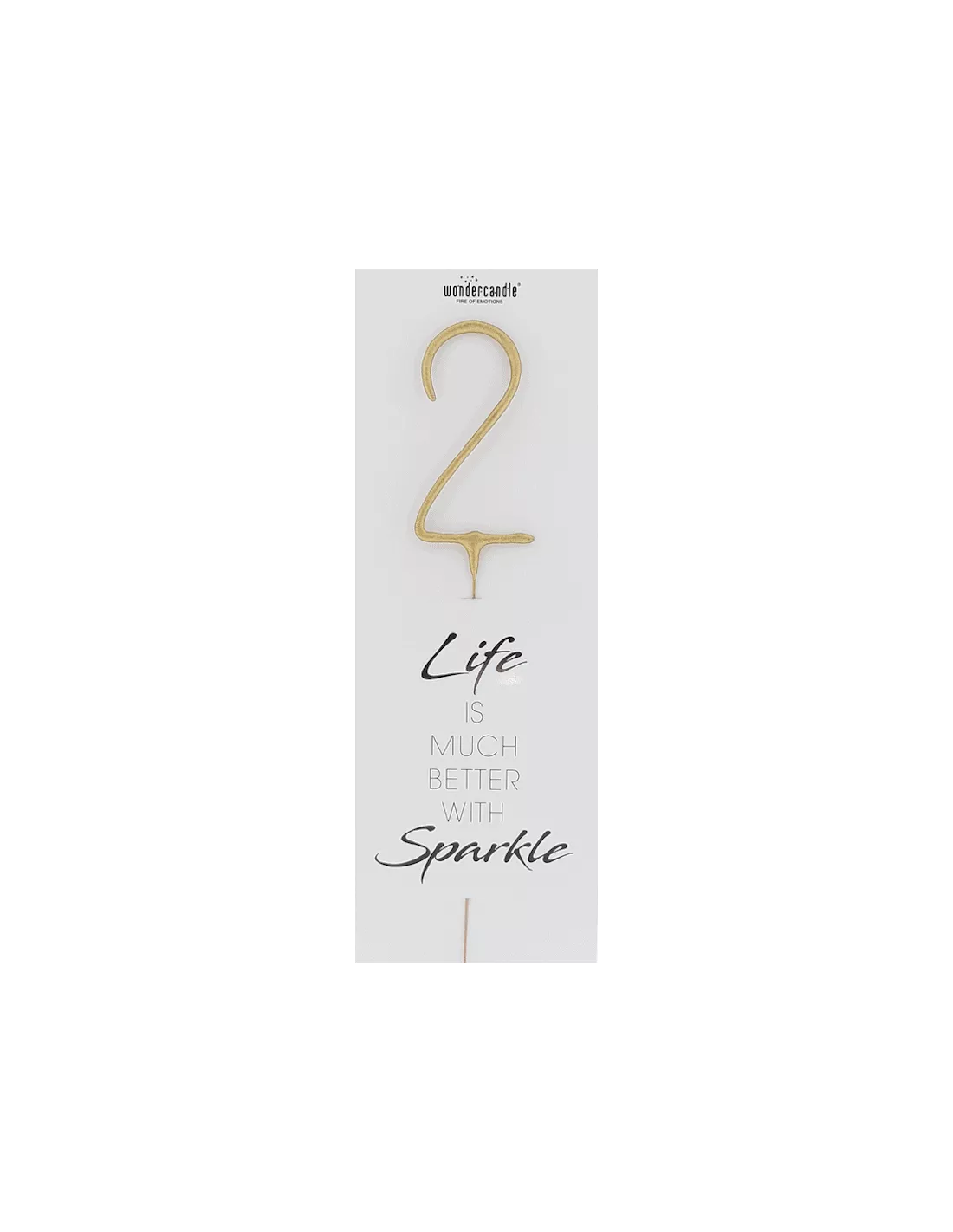 Wonder Candle Bougie Étincelle Géante - Chiffre Scintillant Doré pour Décoration de Gâteau d'Anniversaire 1 Wonder Candle Bougie Étincelle Géante - Chiffre Scintillant Doré pour Décoration de Gâteau d'Anniversaire