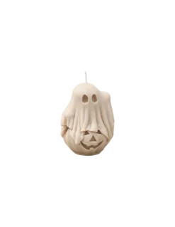 Bougie Fantôme Citrouille Halloween - Autum Bonfire
