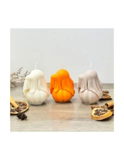 Bougie Fantôme Citrouille Halloween - Pumpkin Spiced 15 Bougie Fantôme Citrouille Halloween - Pumpkin Spiced -Jolie Bougies Soldes bougie fantome citrouille halloween pumpkin spiced 6