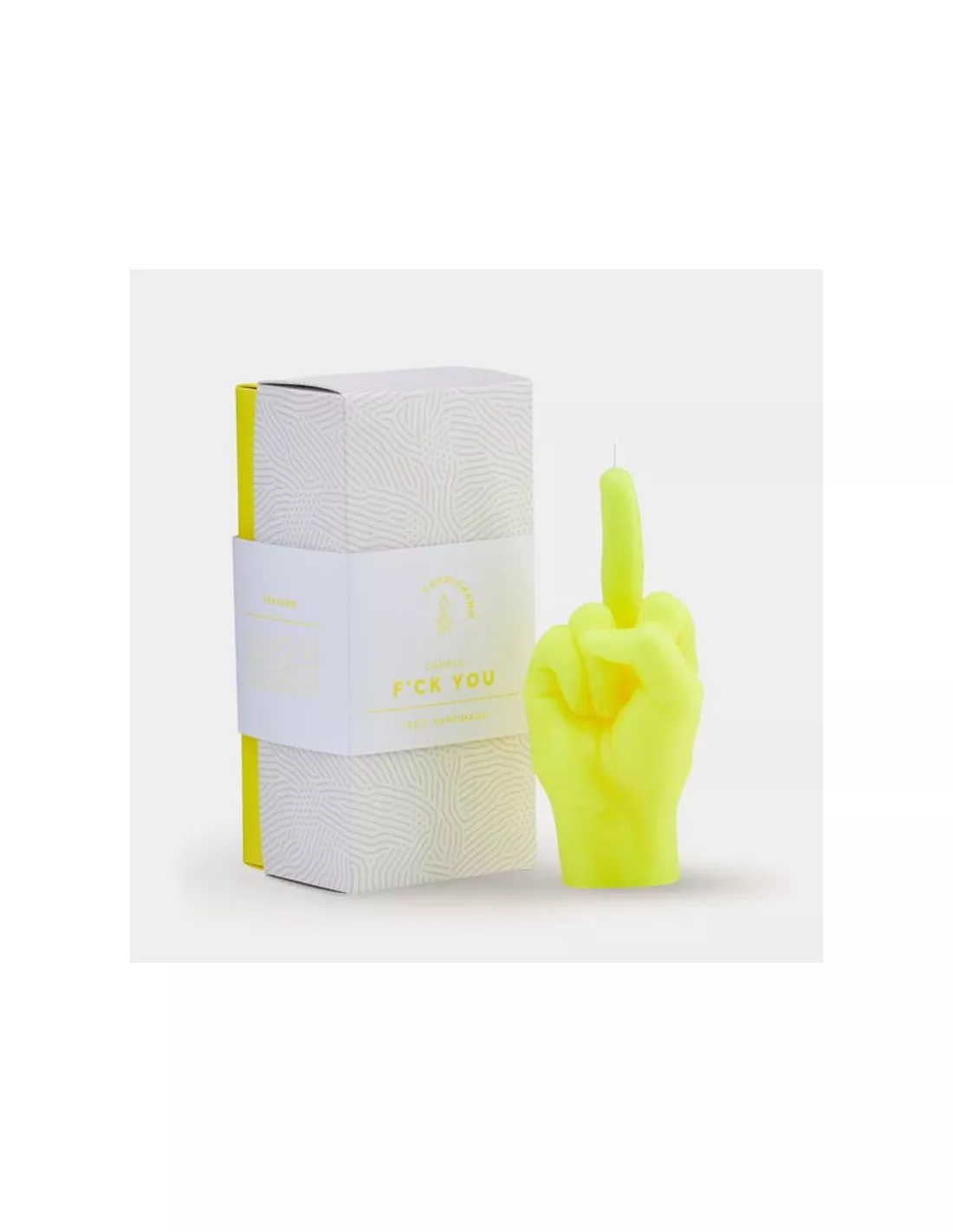 Bougie Fcuk You - Jaune 6 Bougie Fcuk You - Jaune – Image 6